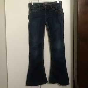 Silver Camden rose bell jeans